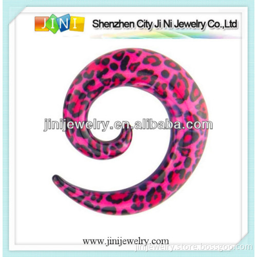 leopard skin ear spiral